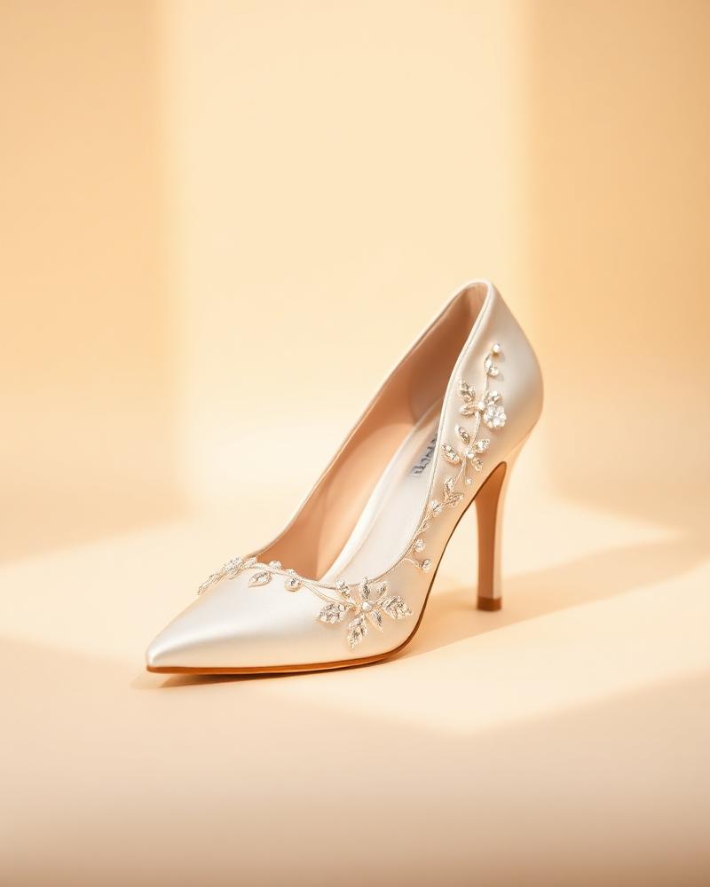 Jimmy Choo Love Crystal Bridal Pump